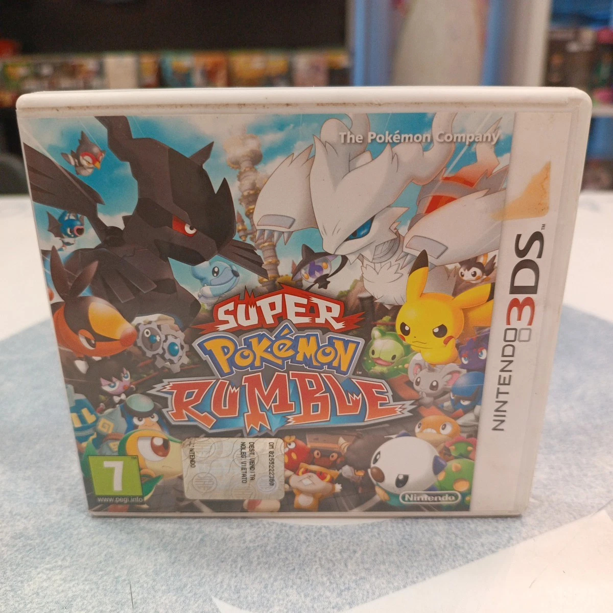 Super Pokemon Rumble Pokémon 3DS Nintendo Triangolo Blu
